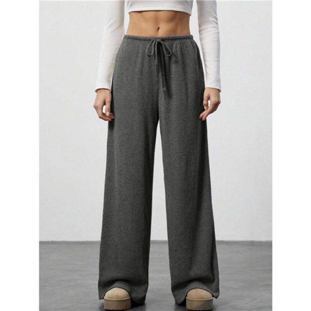 Relaxed Fit Wide Leg Pants - Picture 10 of 16
